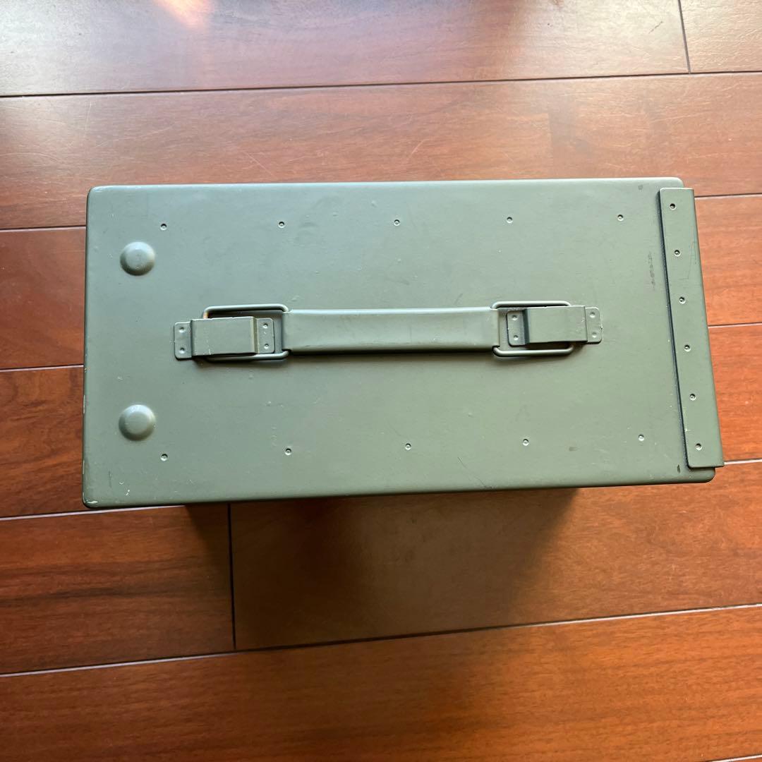アンモ缶 1個 ミリタリー 工具箱 弾薬箱 サバゲー(80) MA10AK