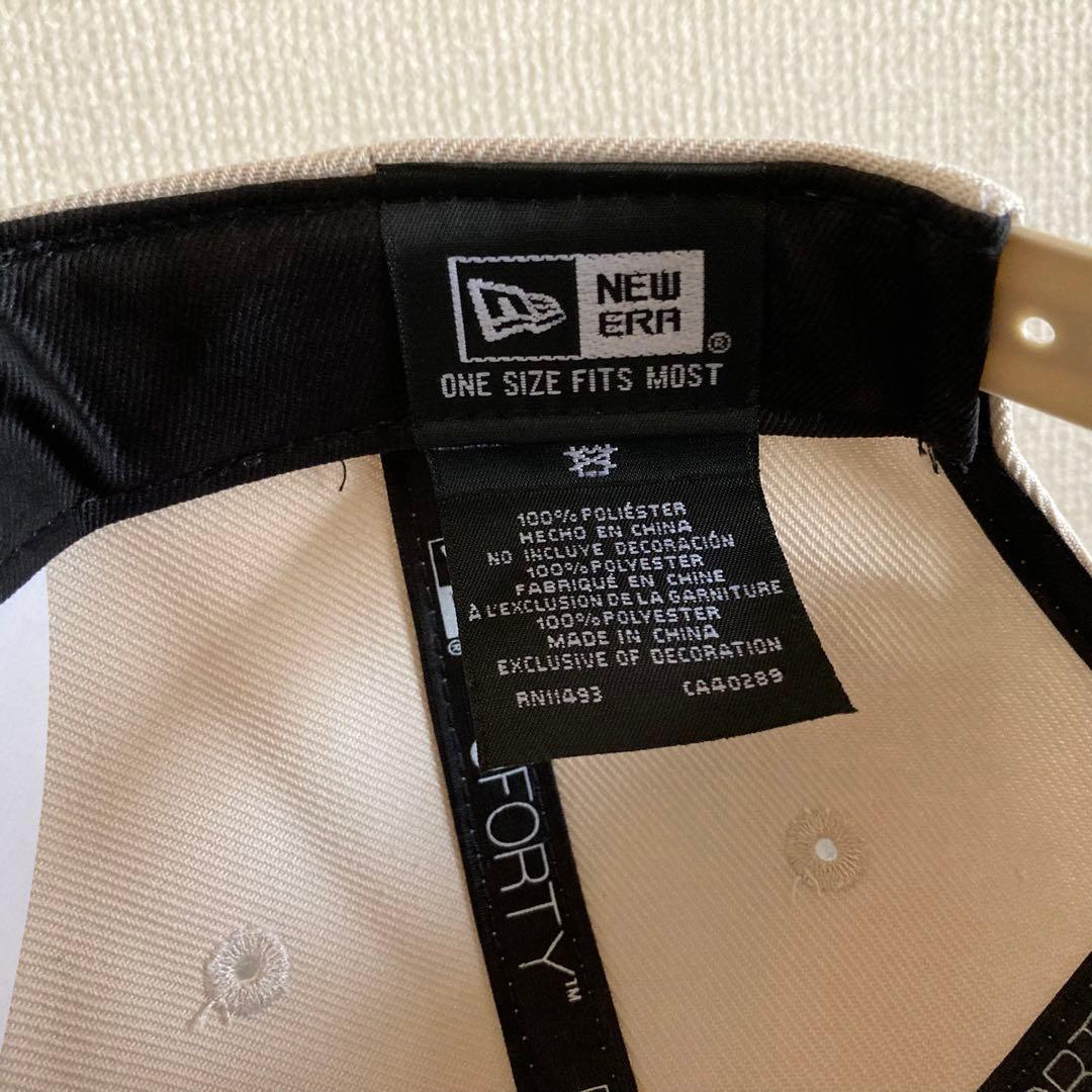 【海外限定】ニューエラ ロサンゼルスドジャース9FORTY Aフレーム ベージュ