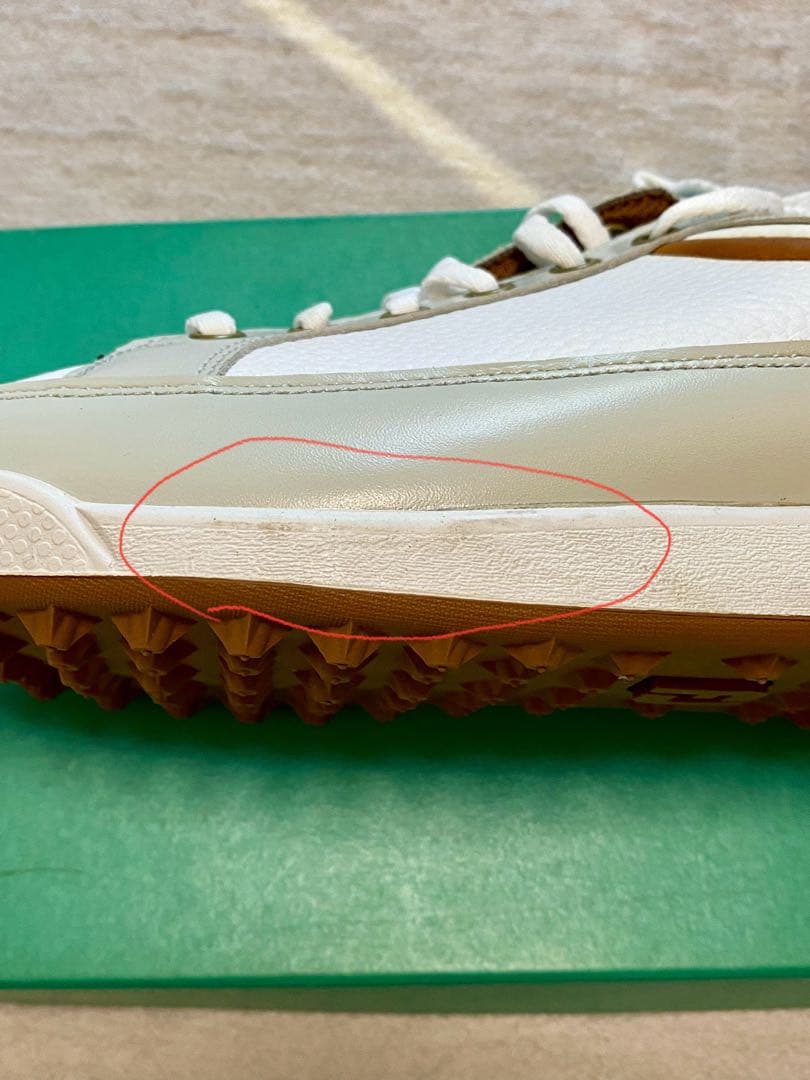 FootJoy フットジョイ メンズ ホワイト/ゴールド スニーカー