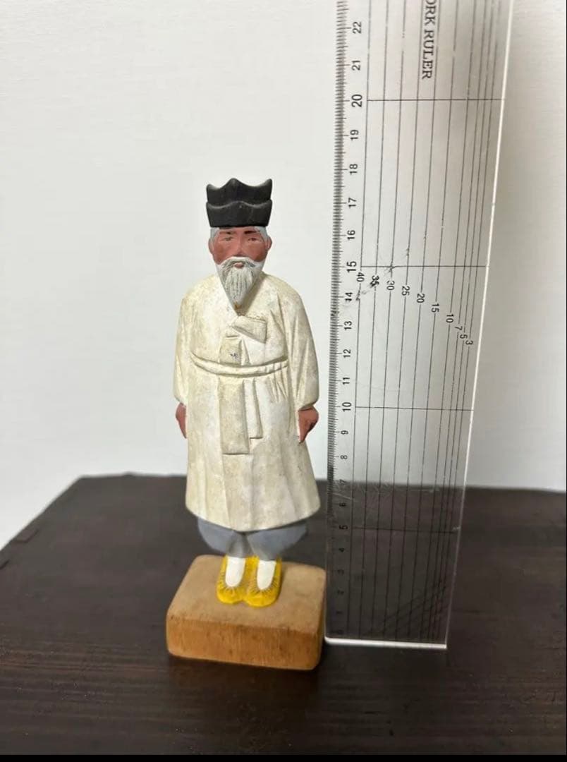 韓国朝鮮手彫り木製郷土玩具セット