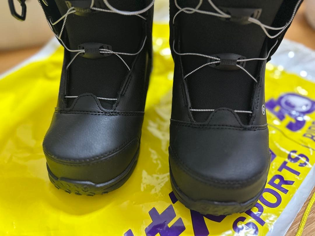 【美品】RIDE ライドスノーボード ブーツ ダイアル式 ブラック 23.5cm