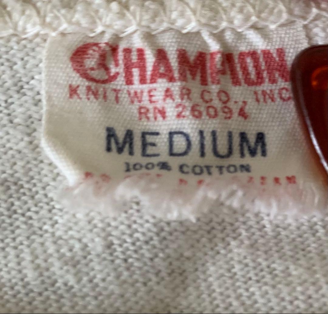 60s champion ランタグ フットボール 染み込み M