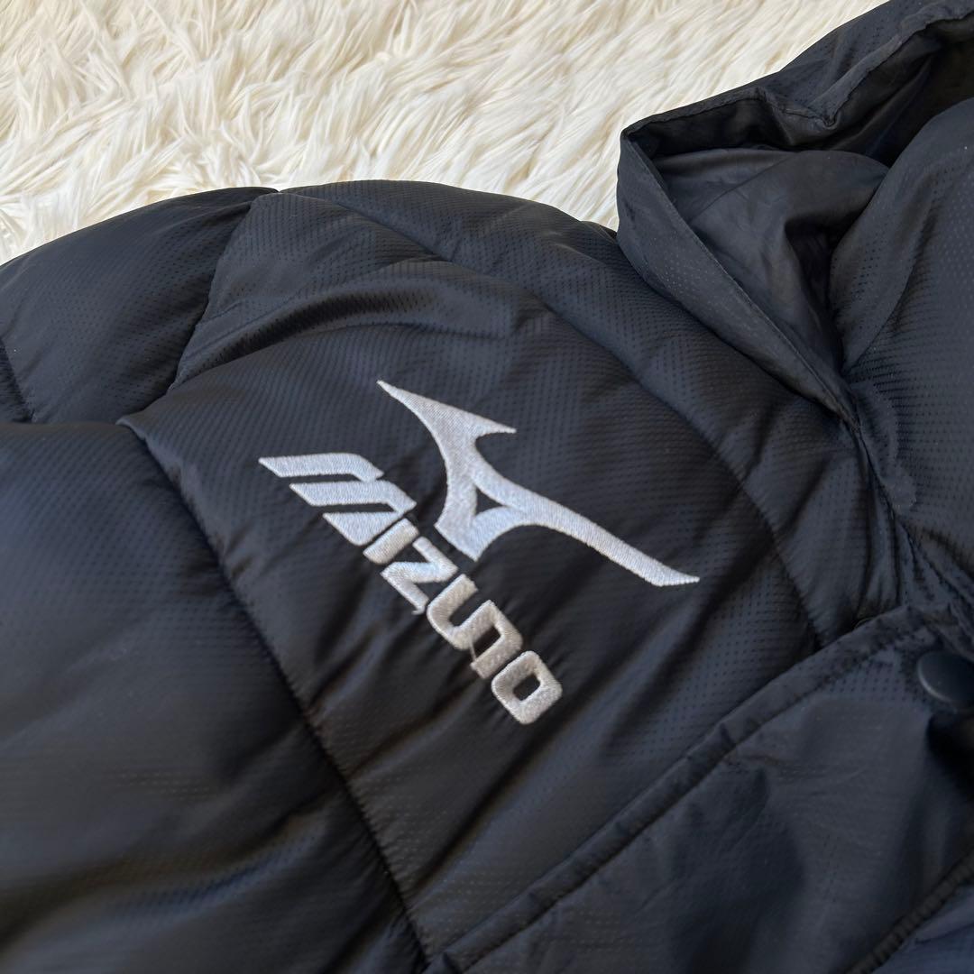 mizuno ミズノ　厚手中綿ベンチコート　2XL ブラック　大きいサイズ