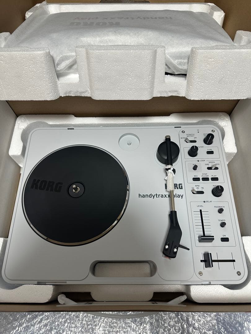KORG handytrax play ホワイト ターンテーブル