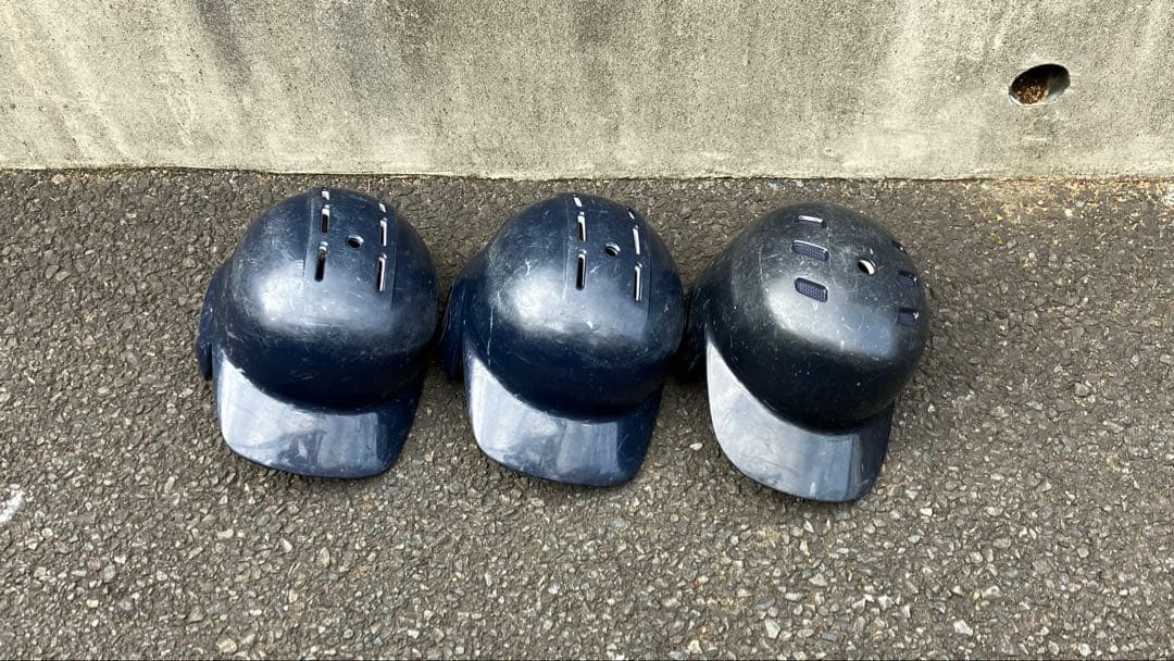 軟式用バッター用ヘルメット 9個セット 収納袋付き