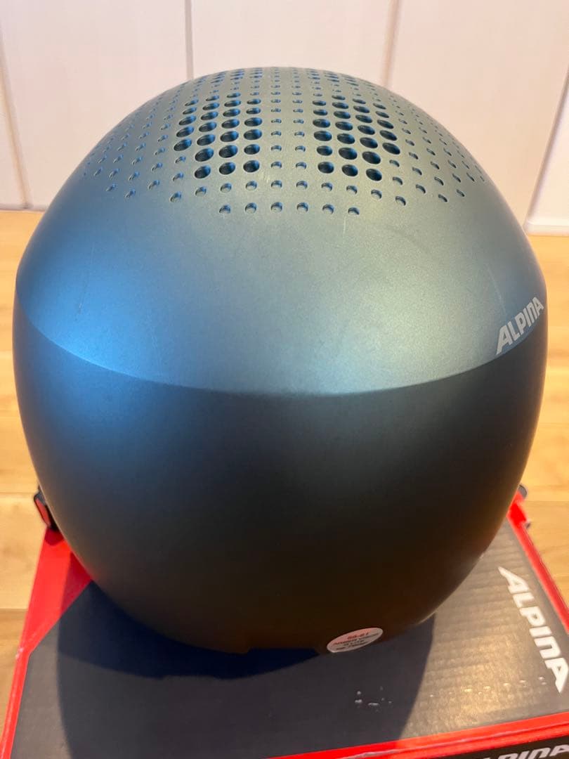 ALPINA バイザー付 スキーヘルメット 58-61センチ