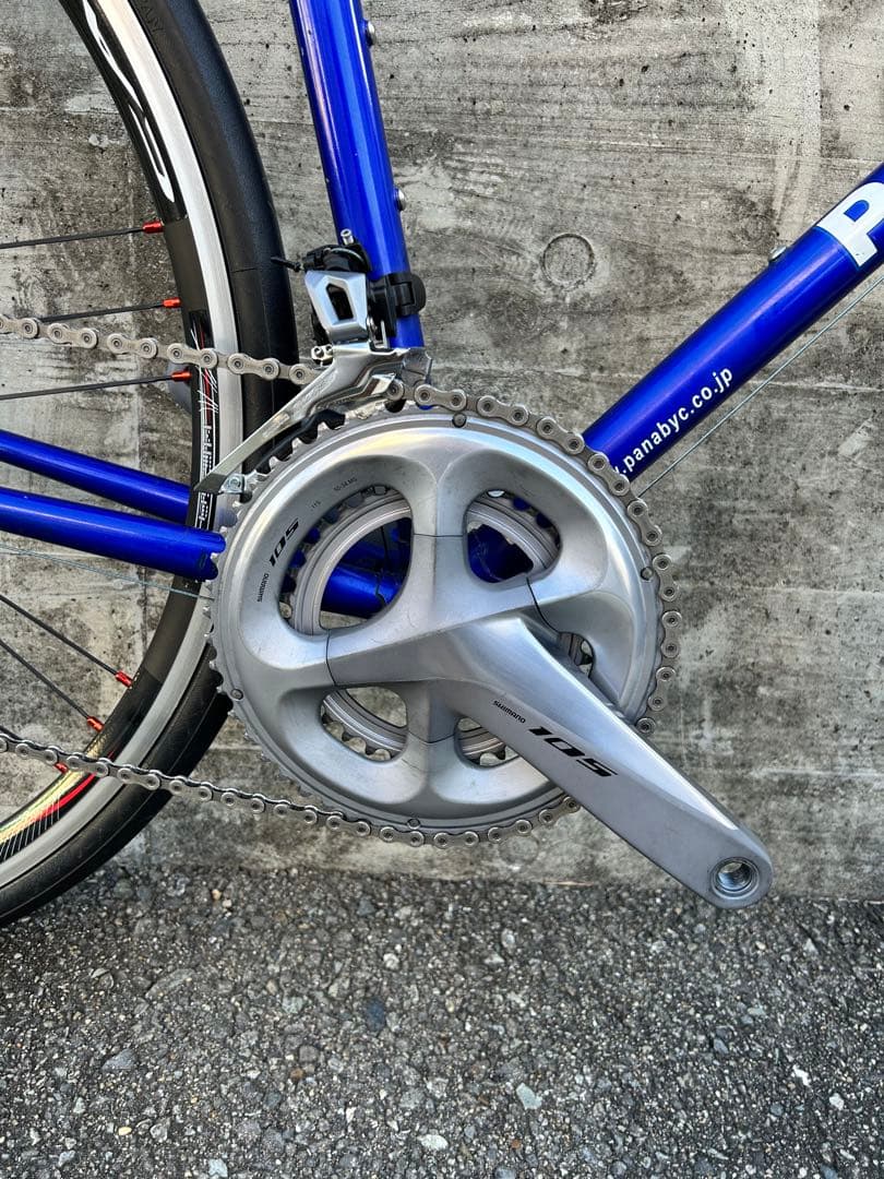 Panasonic クロモリ　ホリゾンタルR7000 105 11s 整備済み