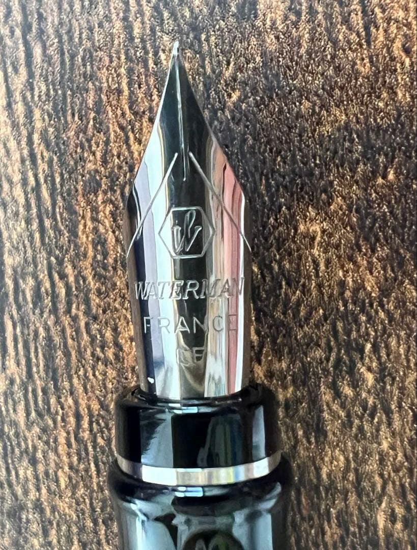 【最終値下げ】新品未使用 WATERMAN 青 ストライプ 万年筆