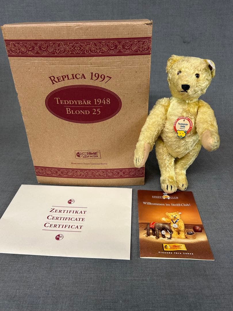 シュタイフsteiff テディベア　ぬいぐるみ!