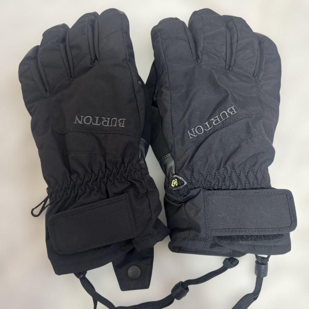 美品Burtonメンズ プロファイル グローブスノボグローブ バートン ブラック