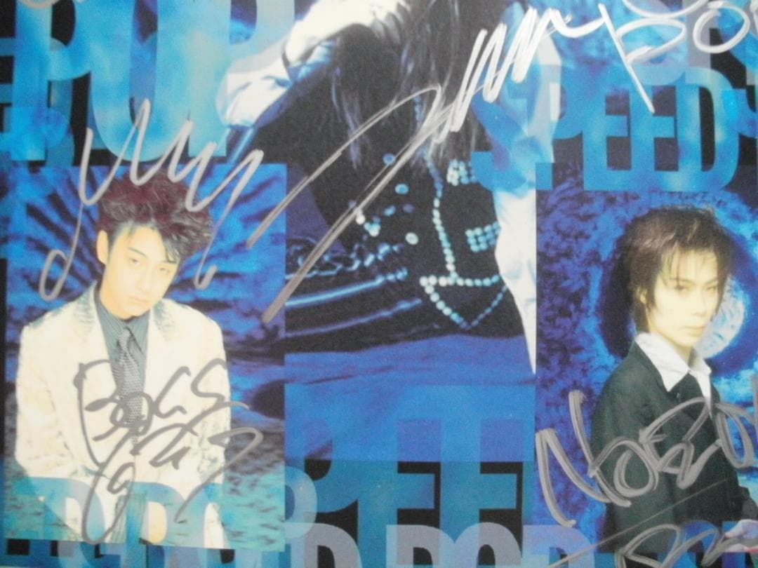 GLAY 直筆サイン色紙(公式)SPEED POP