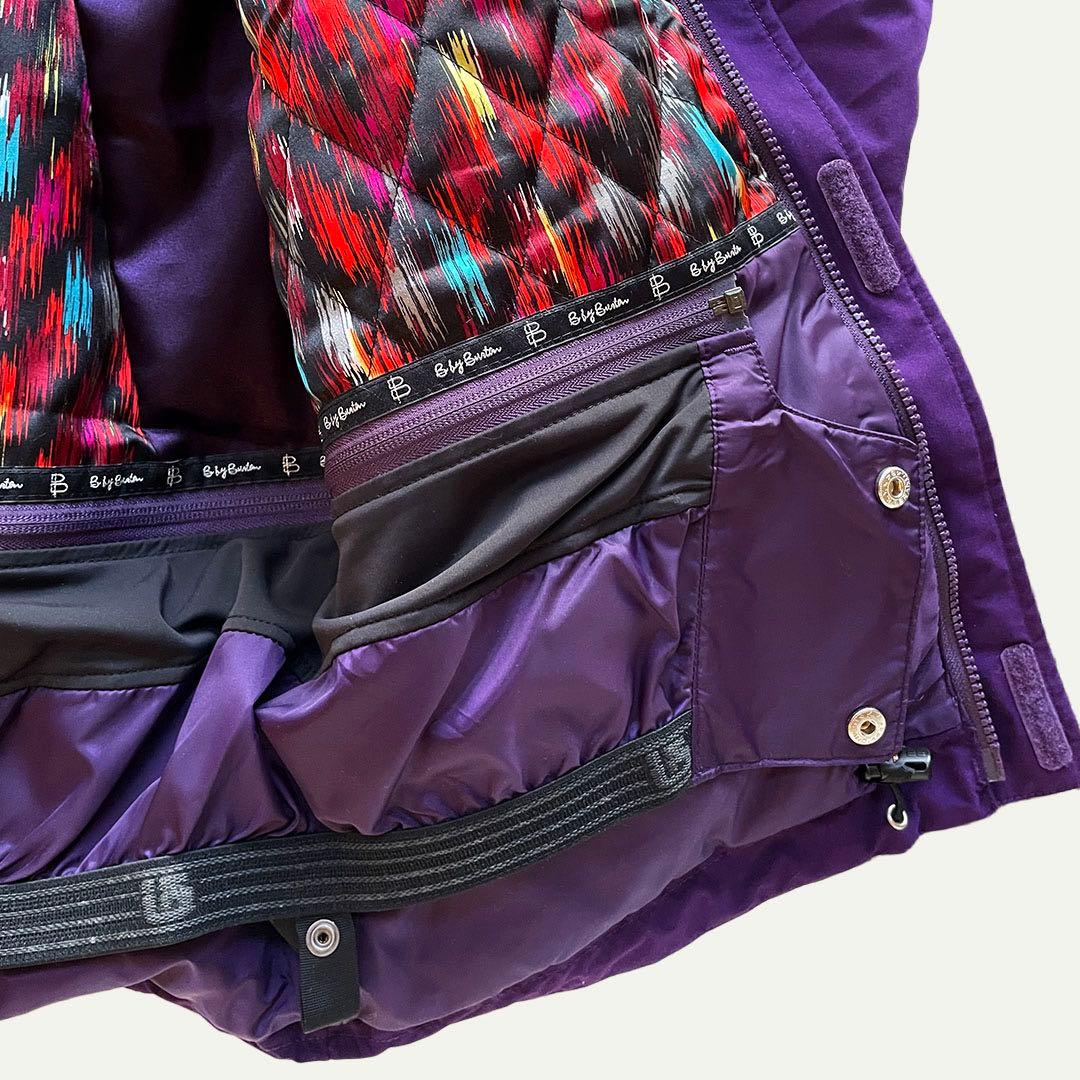 BURTON スノーボードウェア　レディースS フェイクファー付きフード【美品】