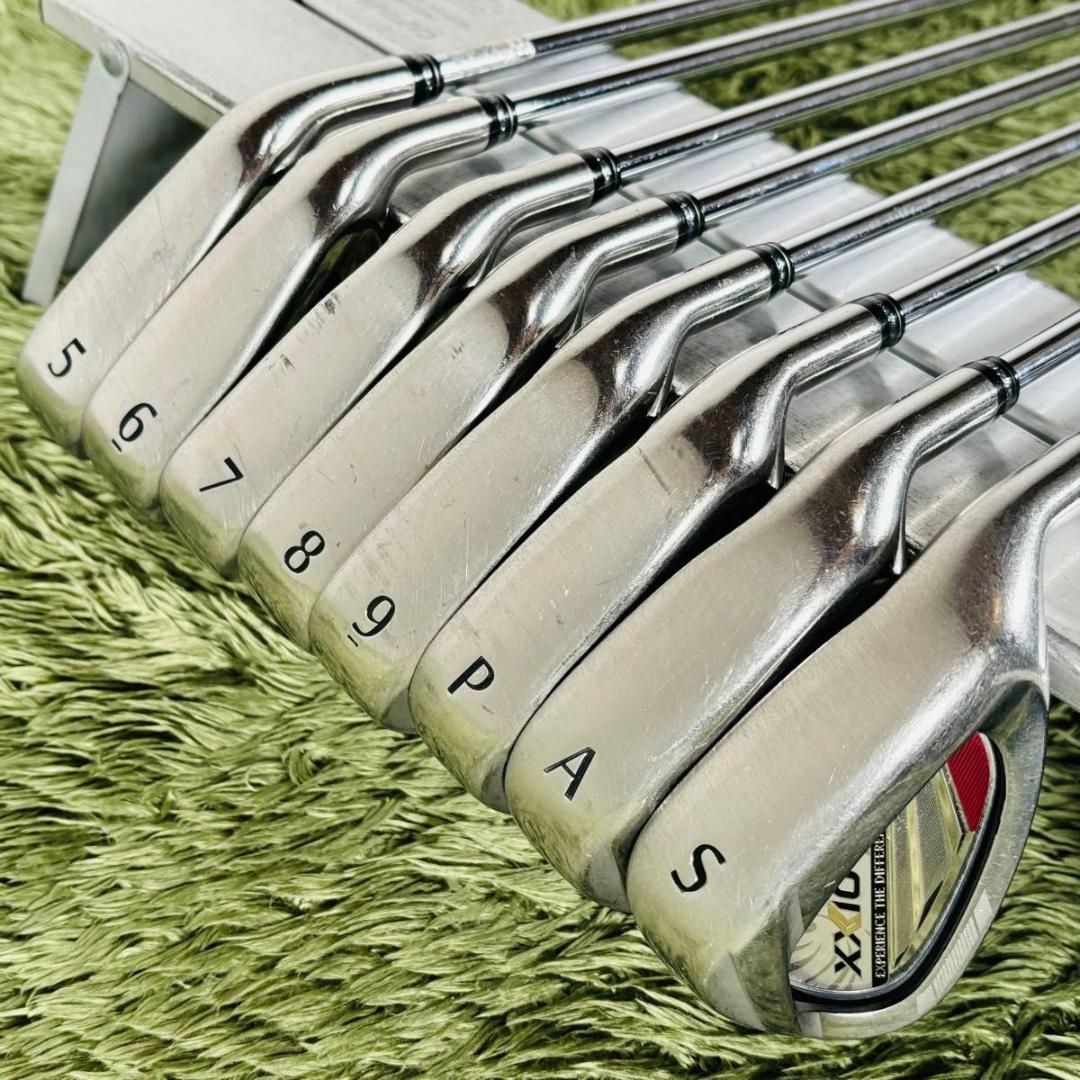 ゼクシオ 11代目 レッド スチールシャフト アイアン8本セット メンズゴルフ