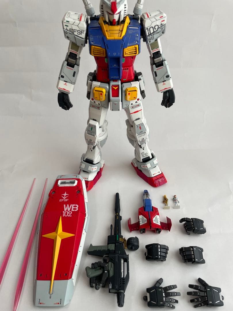 PG UNLEASHED ガンダム 塗装済完成品 アンリーシュド (国内正規品)