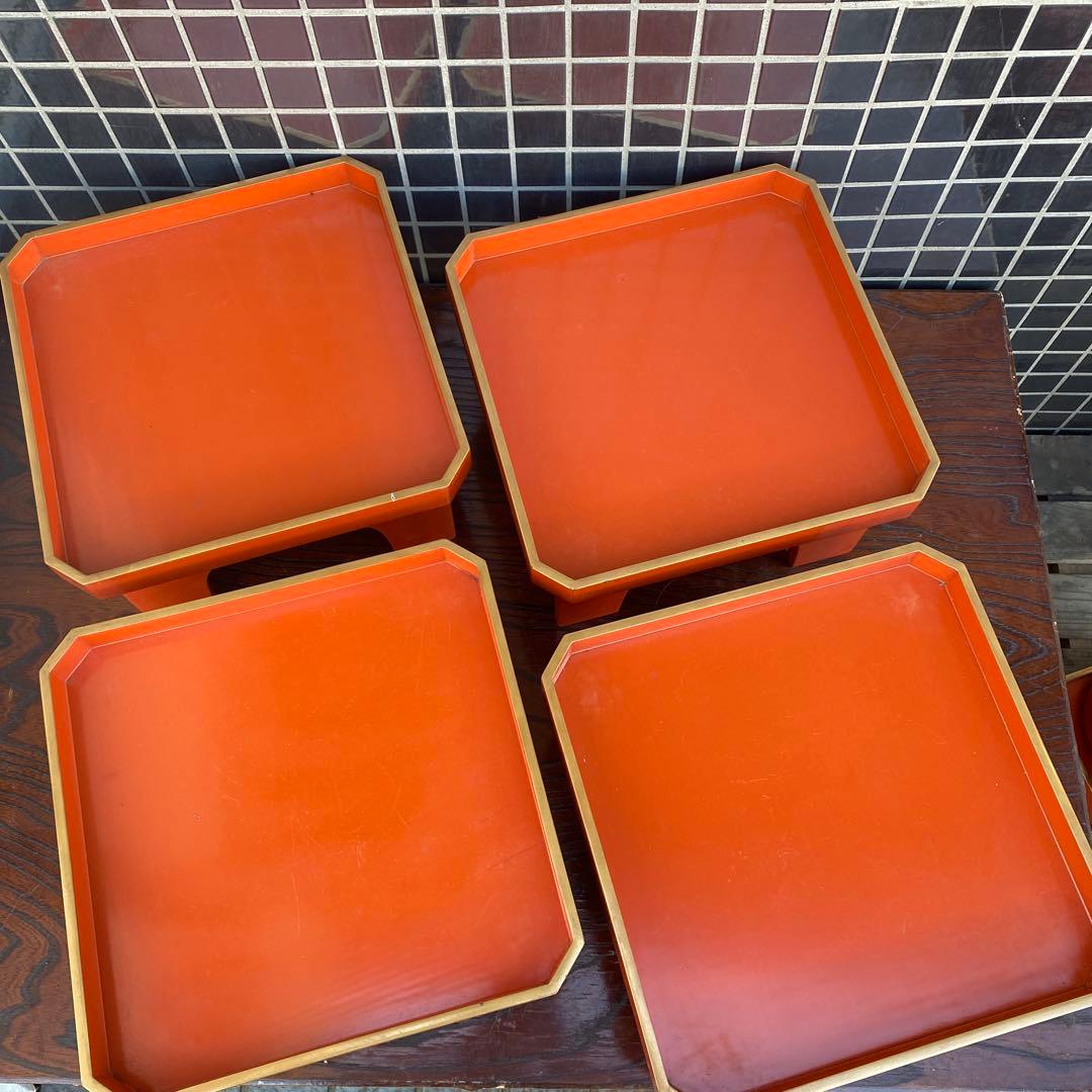 大正 昭和初期 能登輪島塗り 御膳 共箱 漆芸 骨董品 伝統工芸 稀少