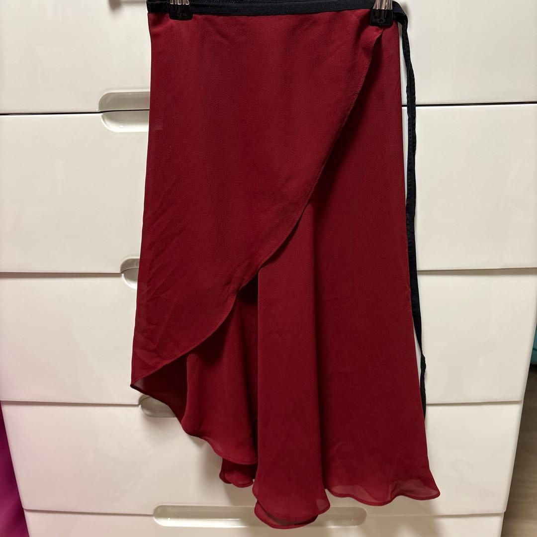 stina バレエスカート 赤