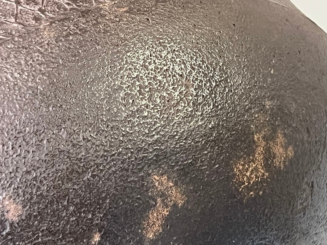 DT695 茶道具 釜師 畠春斎 造 尻張形釜 共箱