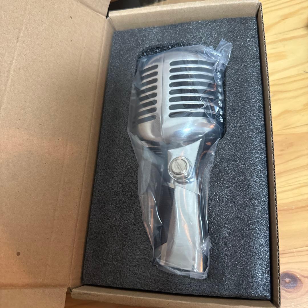 ガイコツ マイク ダイナミック マイク シルバー3個セット