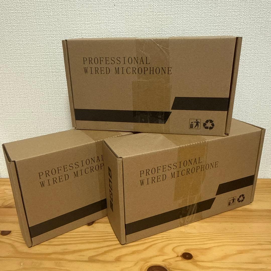 ガイコツ マイク ダイナミック マイク シルバー3個セット