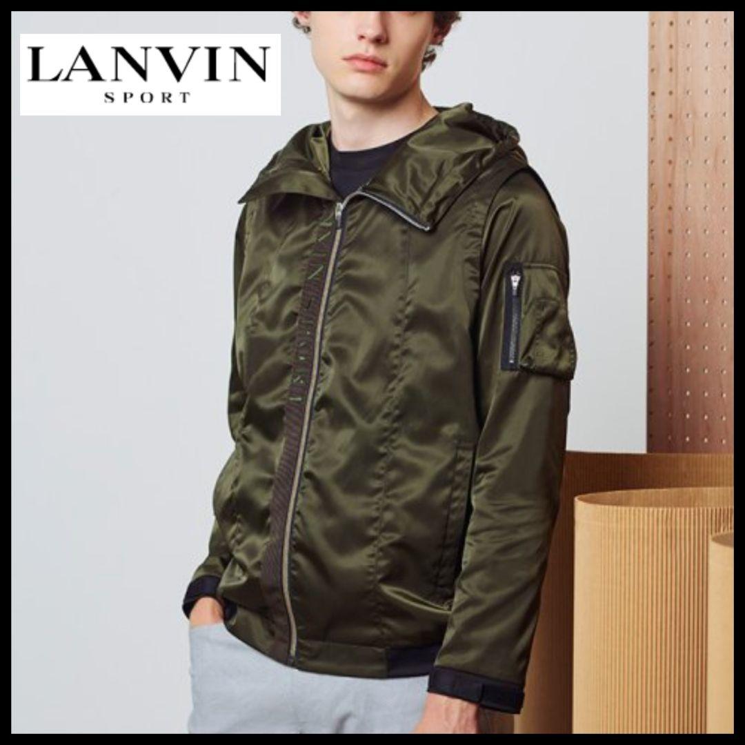 LANVIN SPORT ランバン スポール ナイロンツイルアウターベスト 38