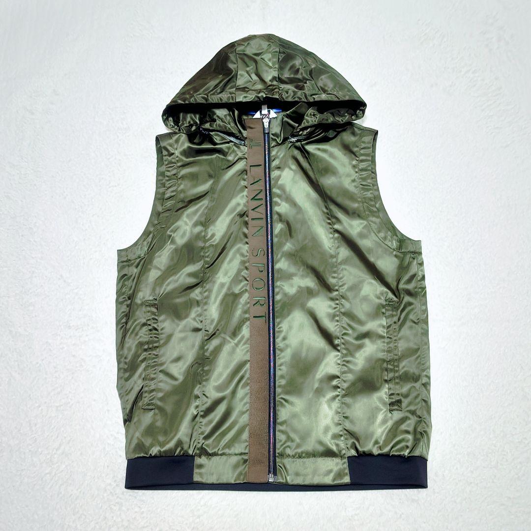LANVIN SPORT ランバン スポール ナイロンツイルアウターベスト 38