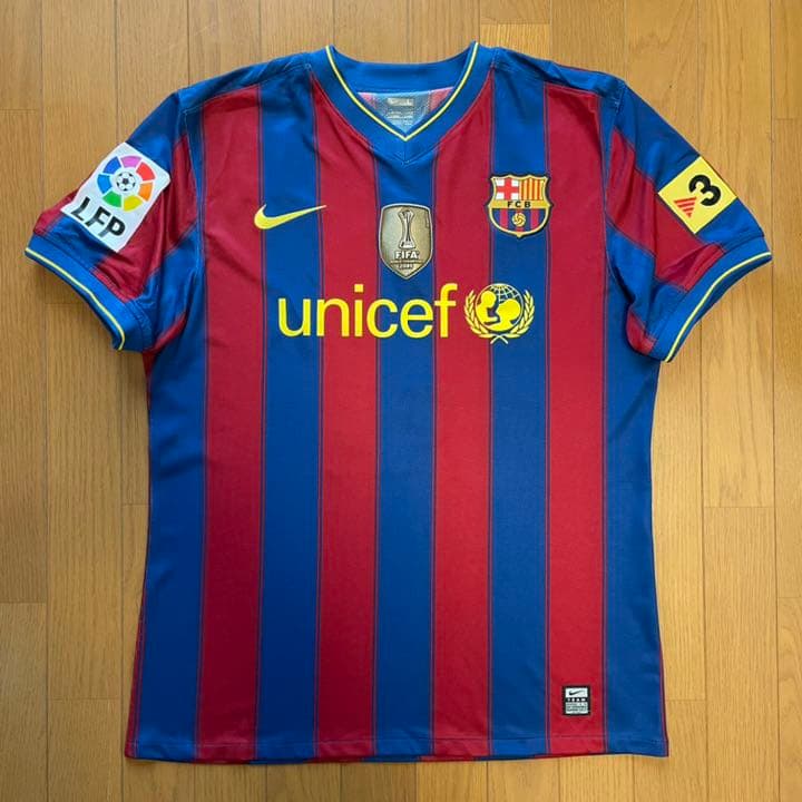 選手支給 バルセロナ 2009-10 ダニアウベス ホーム ユニフォーム