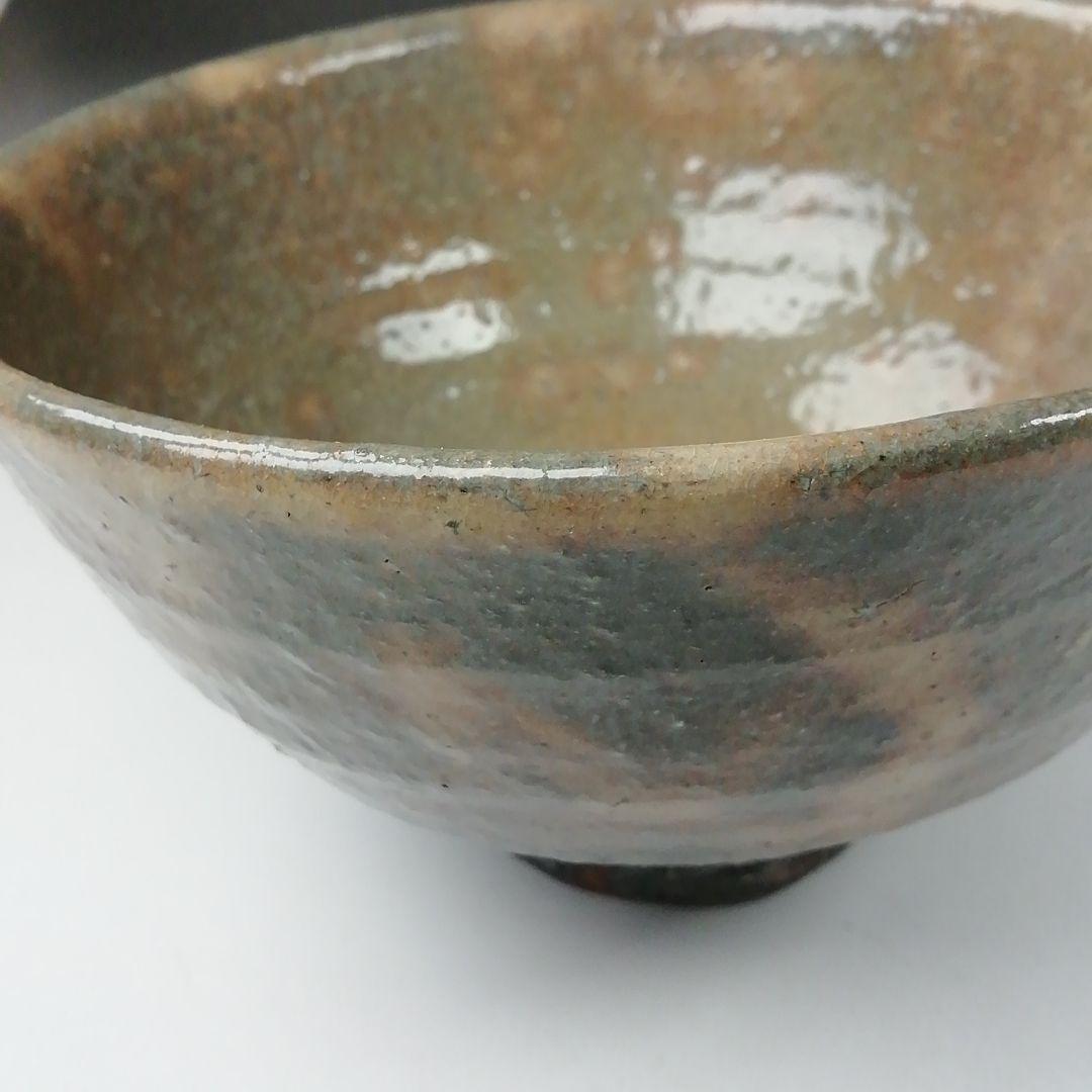 Ｔ５０２　茶碗　『萩茶碗』『天龍窯　服部陶炎 造』　共箱　抹茶碗　茶道具