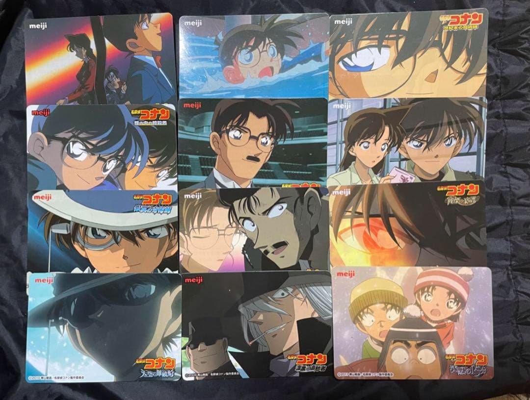 名探偵コナン ミステリークイズカード 新一/蘭/怪盗キッド