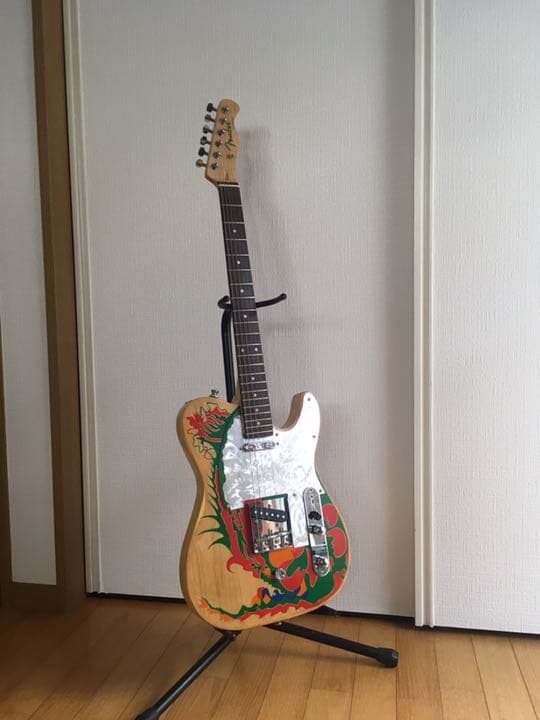 ドラゴン テレキャスター 塗装 あなたのテレキャスをドラテレにしましょう！