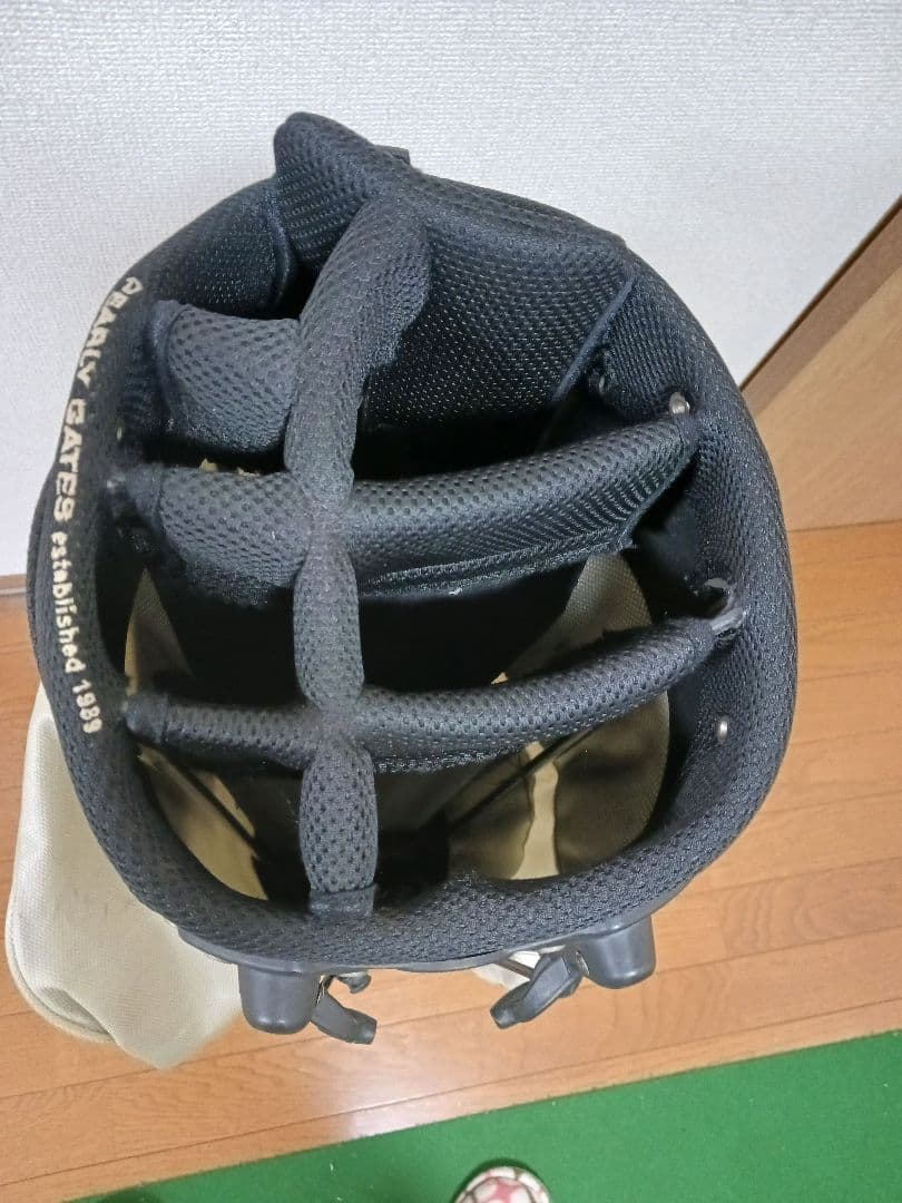 PEARLY GATES スタンドキャディバッグ ベージュ中古