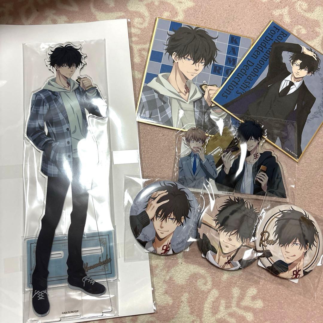 鴨乃橋ロンの禁断推理　くじ引き堂　おでかけくじ　アクリルスタンド　缶バッジ