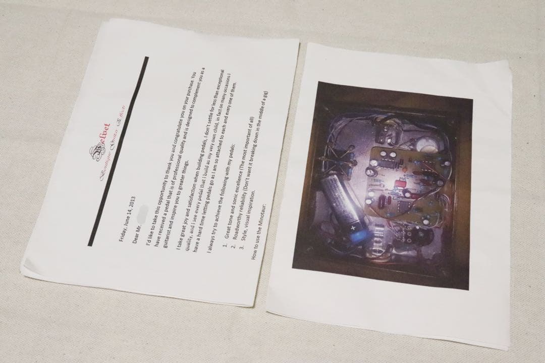 Velvet Pedals Minotaur ケンタ系 klon centaur