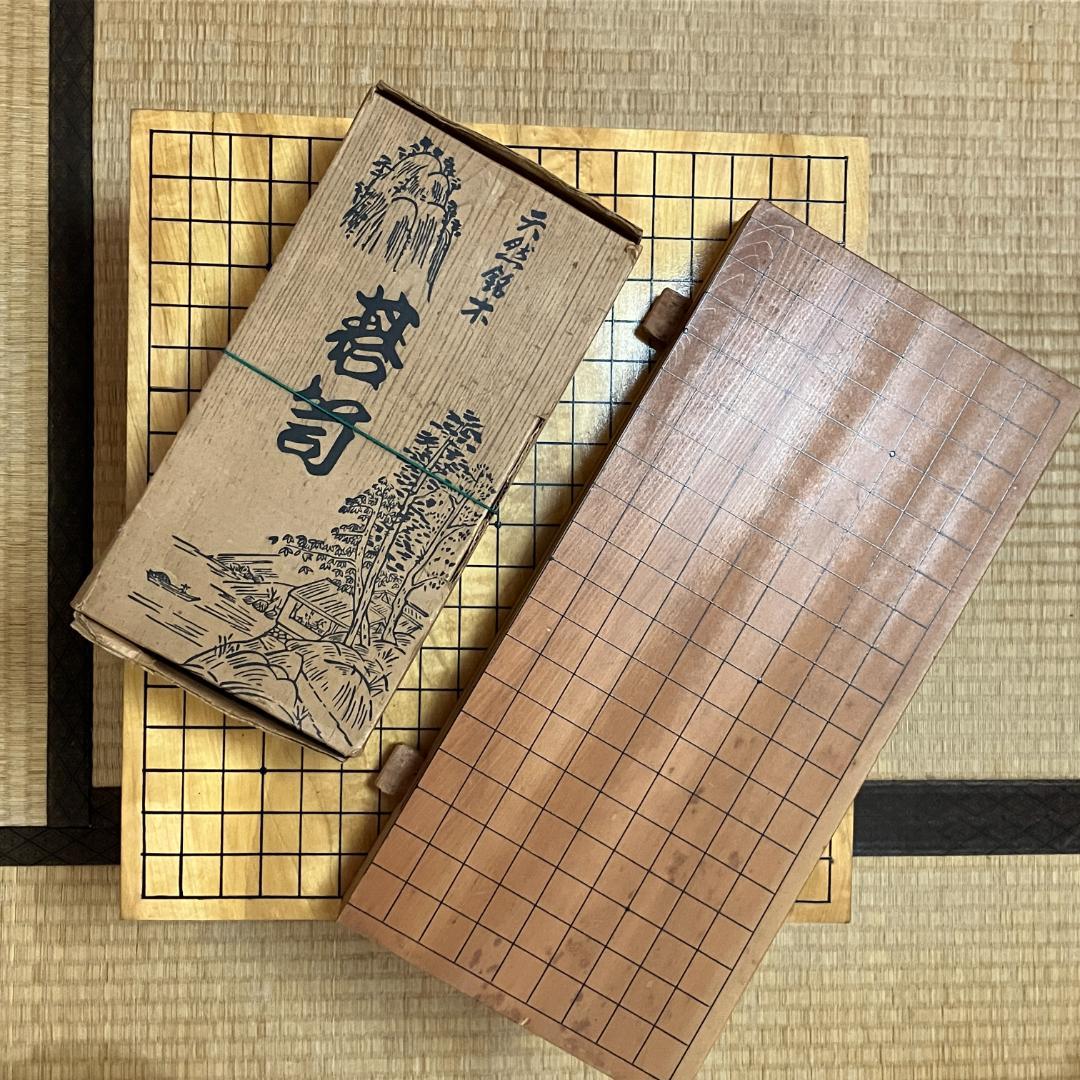囲碁 木製 囲碁盤 碁石 碁笥 レトロ 昭和 ヴィンテージ へそ 脚付き 碁盤