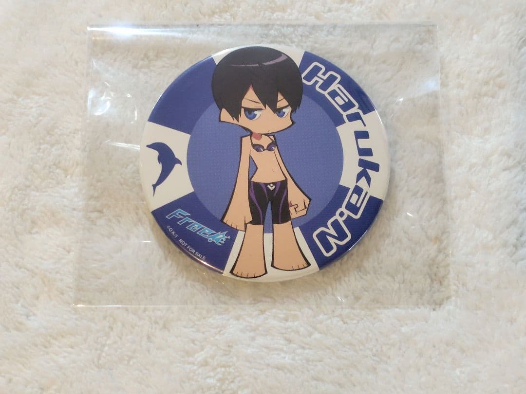 free！七瀬遥 旧譜缶バッジ フリー!
