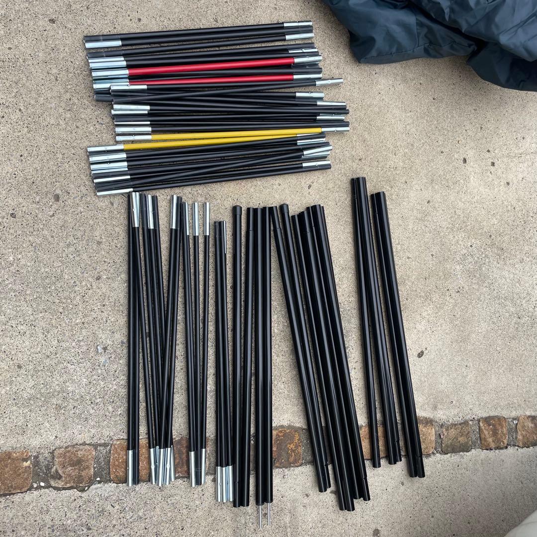 美品　ファミリーキャンプ　ENDLESSBASE 2ルームテント 初心者　迷彩柄