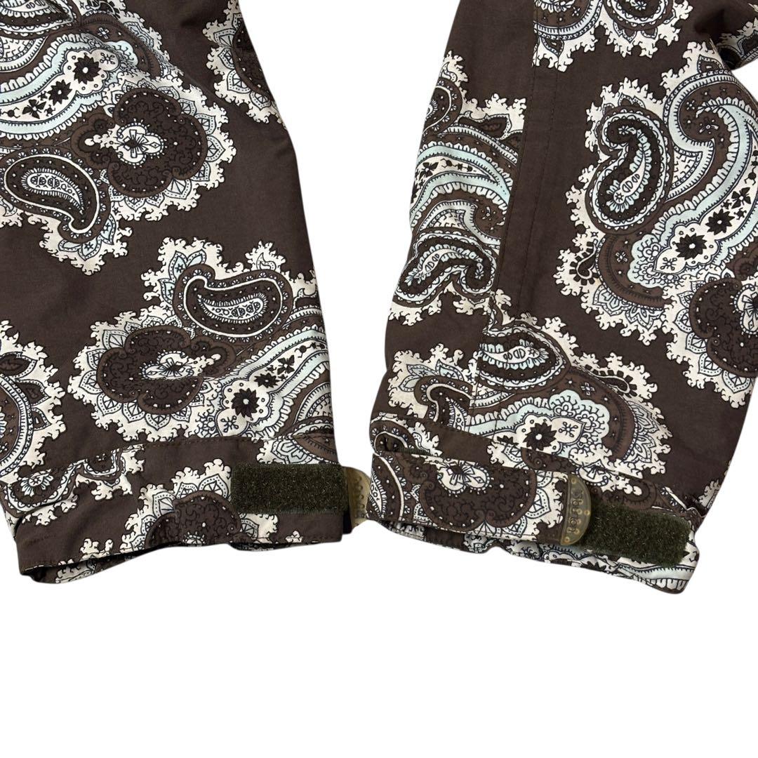 【美品】Burton バートン　スキーウェア　短丈　ペイズリー　S