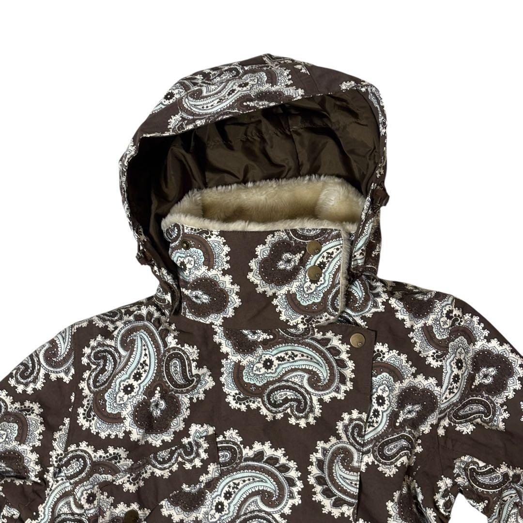 【美品】Burton バートン　スキーウェア　短丈　ペイズリー　S