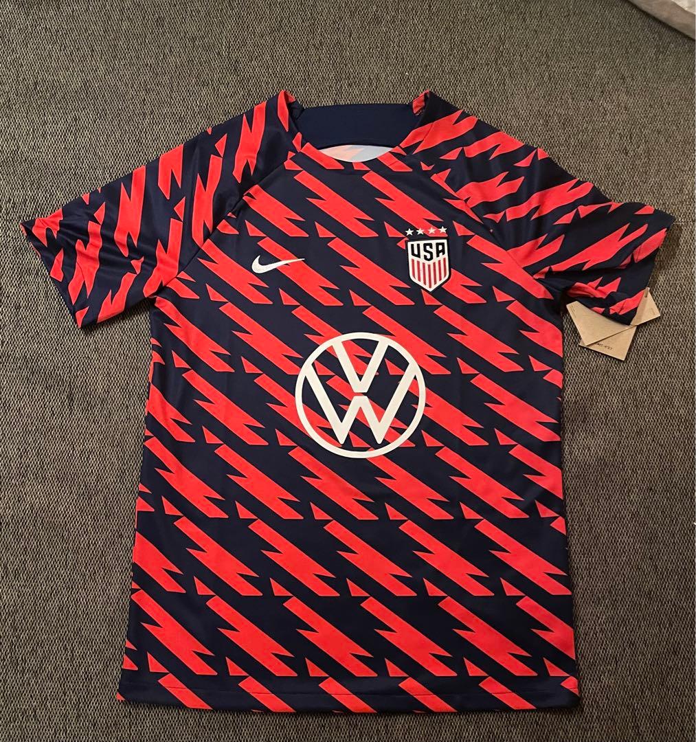 【超レア】　アメリカ代表　トレーニングシャツ　サッカー　ナイキ　ユニフォーム