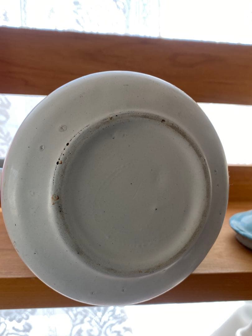 アンティーク　ホーロー　ティーポット