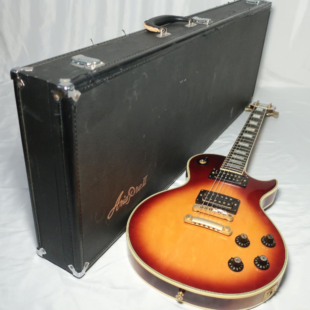 Guyatone セットネック レスポールタイプ エレキギター ハードケース付