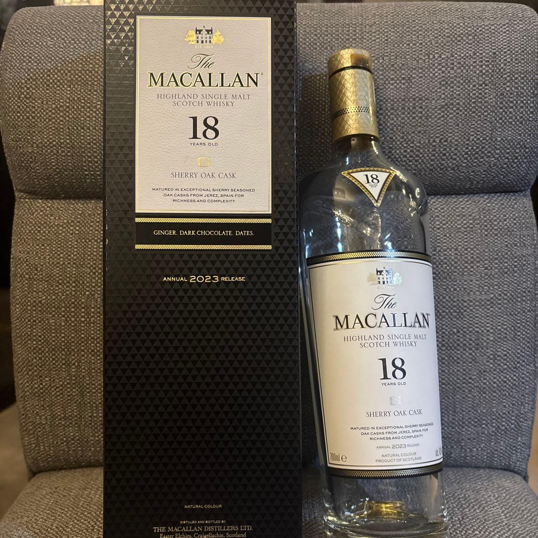 ウイスキー The Macallan 18 Sherry Oak 2023
