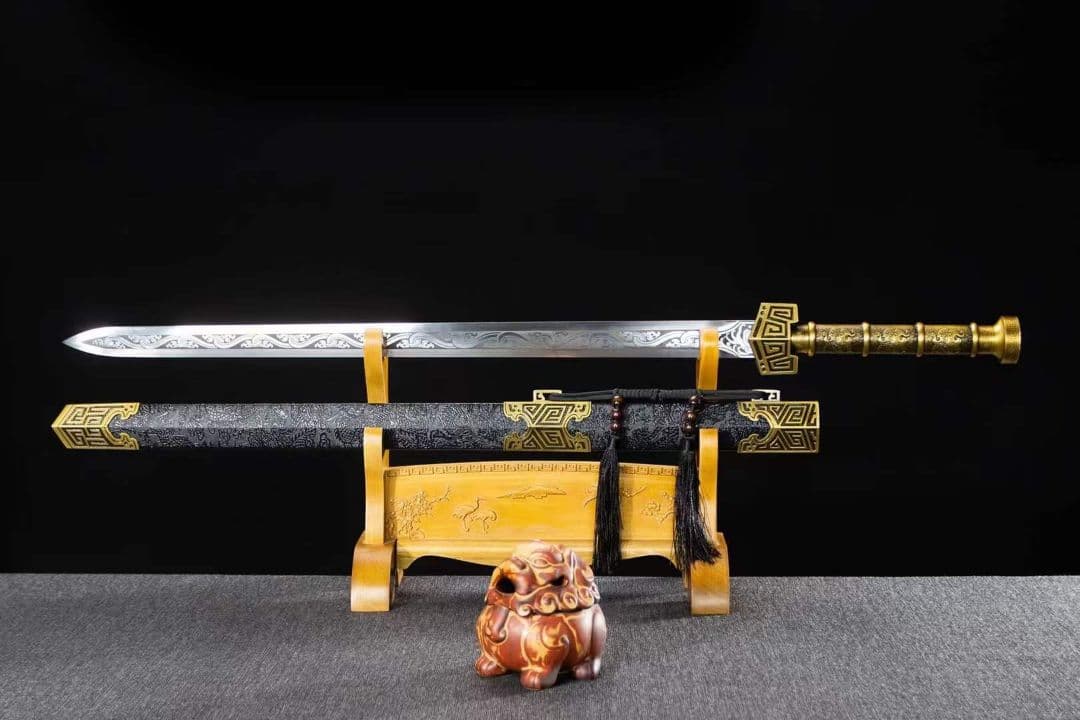 秦雲漢剣-高性能マンガン鋼 古兵器 武具　刀装具　日本刀　模造刀 居合刀