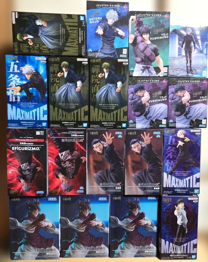 呪術廻戦　フィギュア　まとめ売り　五条悟　夏油傑　伏黒甚爾　脹相　乙骨憂太