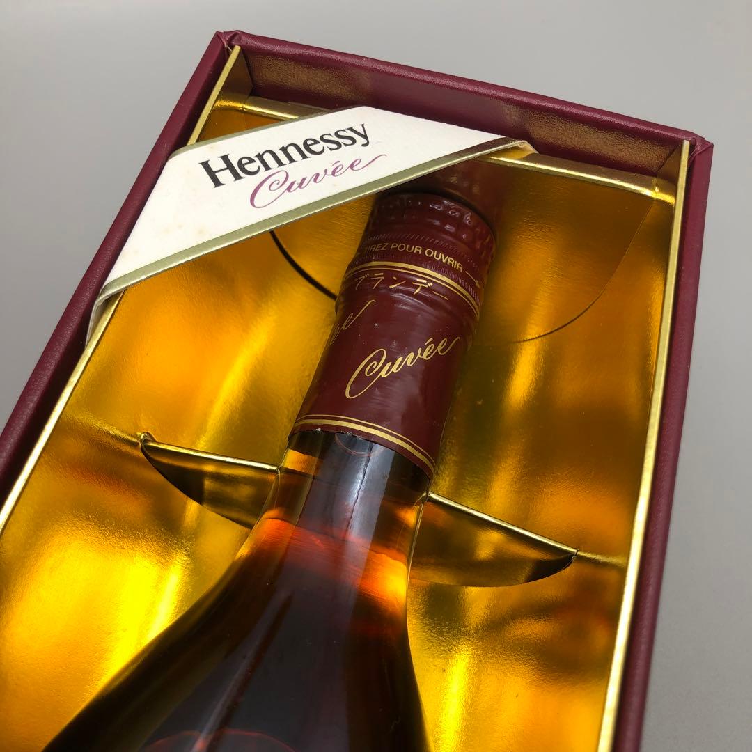 未開封箱付きヘネシーキュヴェスペリオールコニャックブランデー赤ヘネ古酒ビンテージ