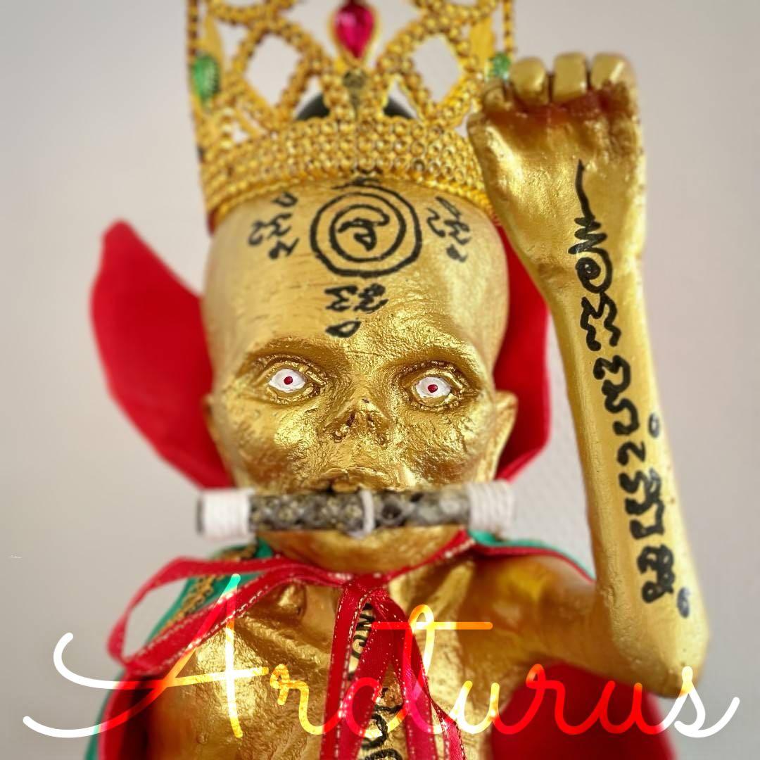 金運と幸運を呼び込む特別なクマーントーン金　アジャンパームルン先生オーダーメイド