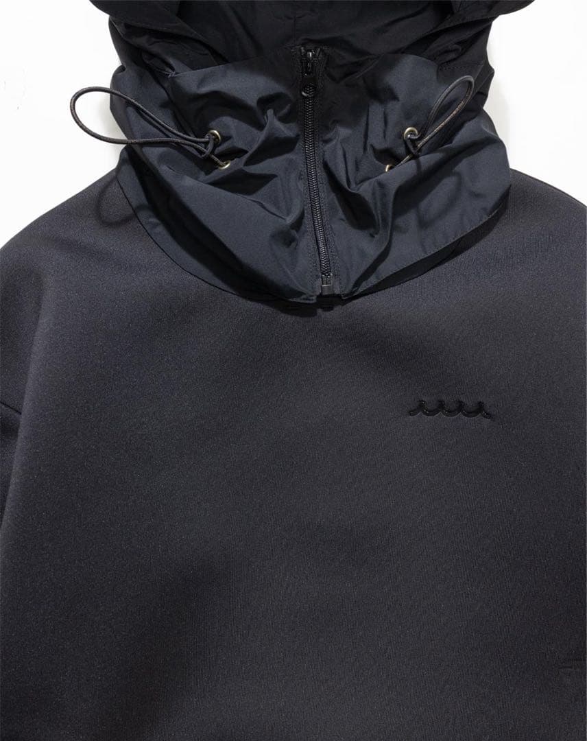 ムータマリンゴルフ ボンディング プリーツ切替ワンピース ブラック