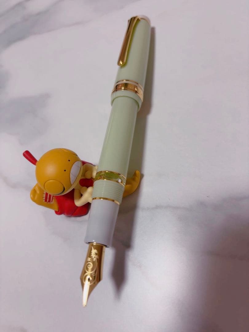 ポエジー文房具オリジナル万年筆　新芽　太字