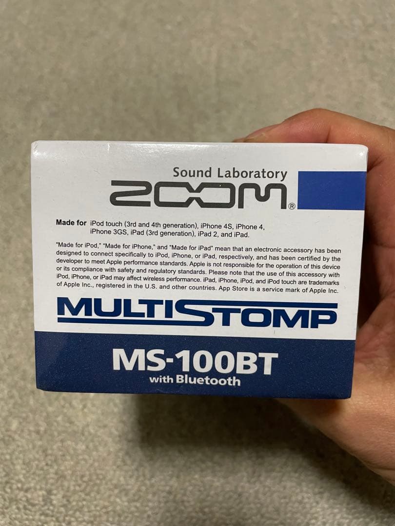 【美品】ZOOM MS-100BT ギターエフェクター