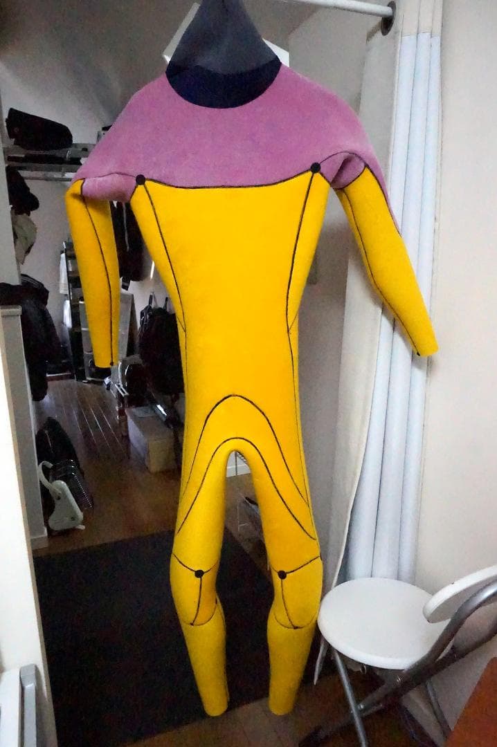 ウエットスーツ　セミドライ　ロングチェスト