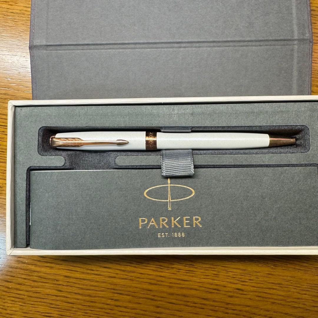 PARKER SONNET ホワイトボールペン